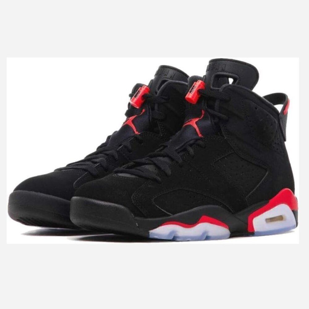 Air Jordan 6 Infer Red Black Sneakers 2000 OG Retro Size 10.5